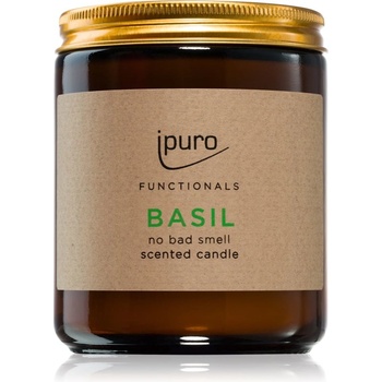 ipuro Functionals Basil ароматна свещ 200 гр