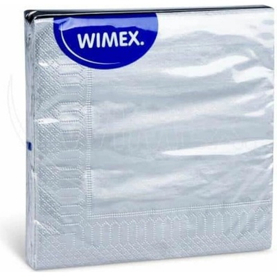 Wimex Obrúsok 3V strieborný 33x33cm 240 ks