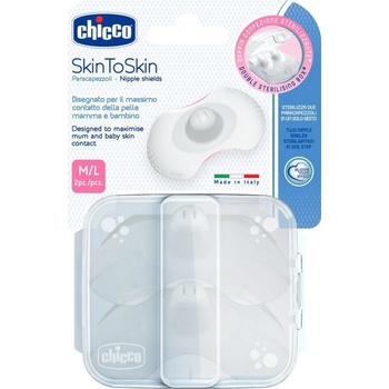 Chicco Chránič bradavky SkinToSkin silikón 2 ks