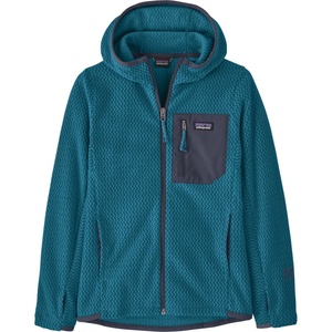 Patagonia Детско поларено яке Patagonia Kid's R1 Air Full-Zip Hoody Fleece jacket - Glacial Blue - размер XXL (703-4108-1416)