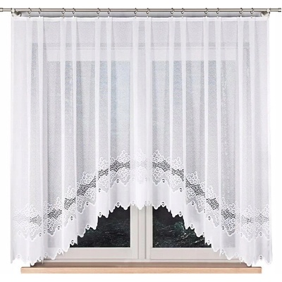 Hotová záclona 160x300 ZÁCLONY biela farba 017173