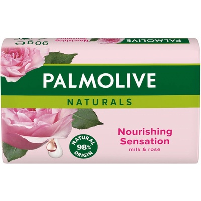Palmolive Naturals Nourishing Sensation tuhé mýdlo Milk & Rose 90 g