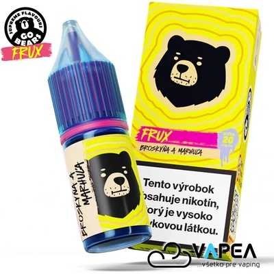 Go Bears Frux Broskyňa a Marhuľa 10 ml 20 mg