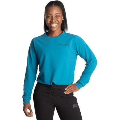 Better Bodies Empire Cropped Crew Dark Turquoise