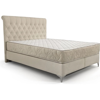 Мебели КАМБО Тапицирано легло Boxspring бежово Danaya B2 Aria 02 K1 Brown