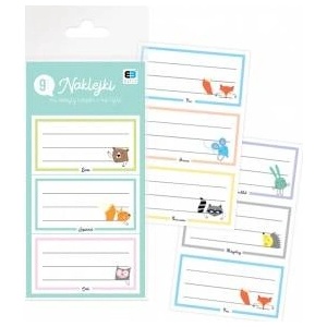 Interdruk Workbook Stickers B&B Pastel 9 Stickers