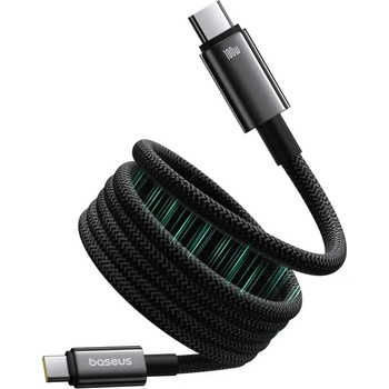 Baseus Кабел Baseus Tungsten Gold USB-C / USB-C, 100W, 1 метър, черен (P10319805111-00)