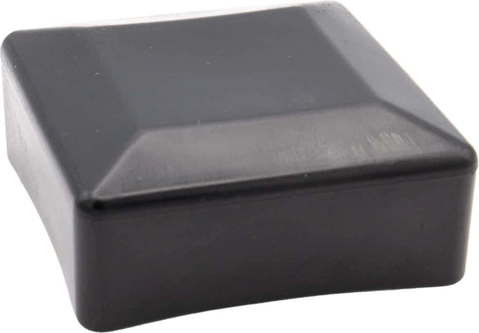 Čepička PVC 60x60 mm - černá