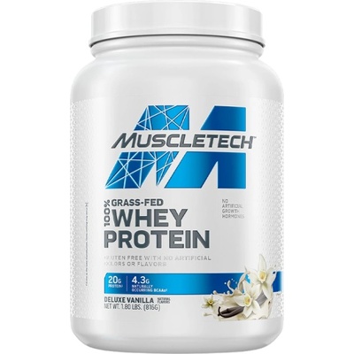 MuscleTech Grass-Fed 100% Whey Protein [816 грама] Ванилия
