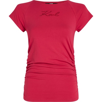 Karl Lagerfeld Тениска червено, размер M