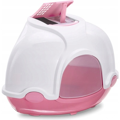 IMAC Krytý kočičí záchod rohový s filtrem 52 x 52 x 44,5 cm – Zboží Mobilmania