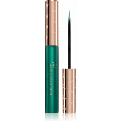 Naj-Oleari Impeccable Eyeliner tekuté oční linky 03 emerald chrome 4 ml