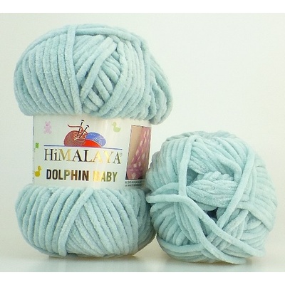 Himalaya příze Dolphin Baby 80347 světlá šedozelená