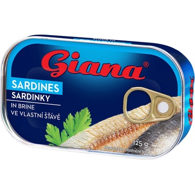Giana Sardinky ve vlastní šťávě, 125g