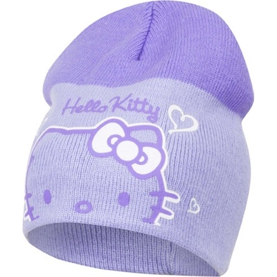 Detská fialová čiapka Hello Kitty