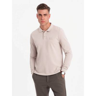 Ombre pánské triko OM-POLS-0131 ASH