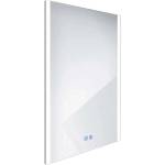 Nimco - Огледало със LED осветление, 50x70 см, сензор за допир, алуминий ZP 11001VX (ZP 11001VX)