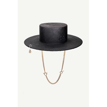 Image 1 of Ruslan baginskiy Капела Ruslan Baginskiy Canotier Hat (CNT033.STR.9P.PRS.CHA)