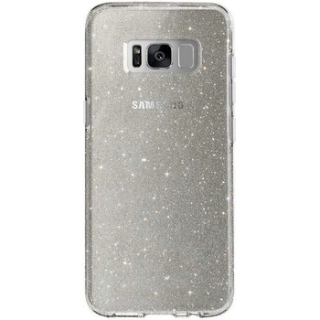 Skech Matrix Case Snow Sparkle - удароустойчив TPU калъф за Samsung Galaxy S8 Plus (сребрист-прозрачен)