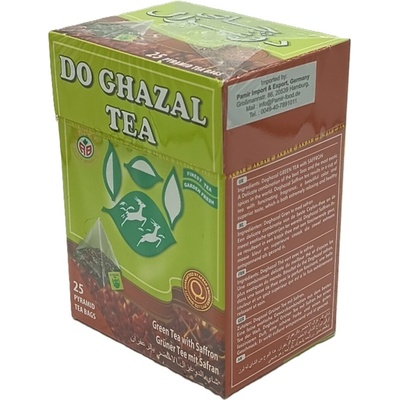 Do Ghazal Zelený Čaj se Šafránem 25 Sáčků