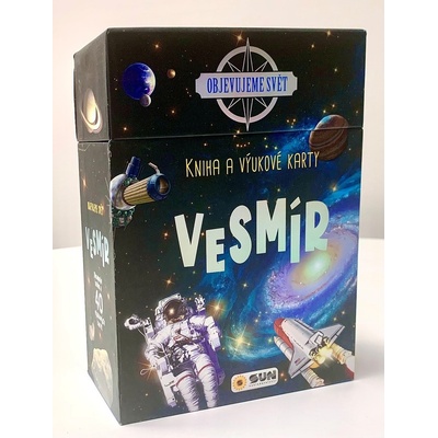 Vesmír Kniha a výukové karty