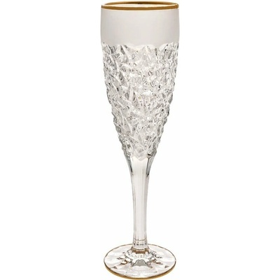 LAV Bohemia Jihlava BOHEMIA JIHA NICOLETTE GOLD/MAT POHÁR NA ŠAMPANSKÉ 6 x 180 ml