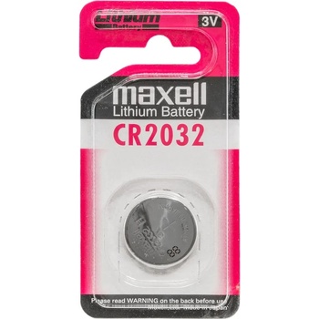 Image 1 of Maxell Батерия литиева Maxell CR2032, 3V, 1бр (CR2032/Maxell)