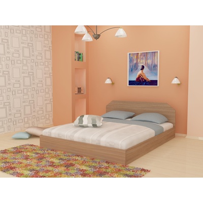 DST Спалня за матрак 164/190 Moni-dst, дъб амбер