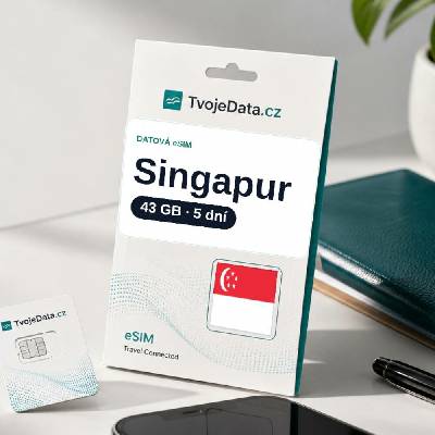 eSIM Singapur Neomezeně / den · 5 dní