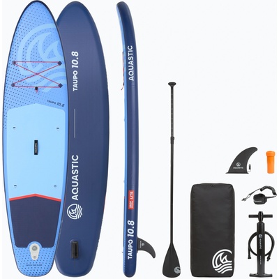 HAJDU Комплект надуваема дъска SUP Taupo 10'8" allround синьо
