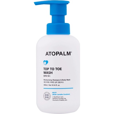 Atopalm Top to Toe Wash Jemný gél na telo a vlasy 300 ml