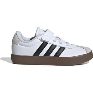 adidas Детски маратонки adidas Kid's VL Court 3.0 EL Sneakers - Ftwr White / Core Black / Grey One - размер 30, 5 (EU) (702-3741-0415)