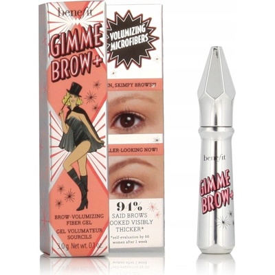Benefit Objemový gel na obočí Gimme Brow+ Brow Volumizing Fiber Gel 03 Medium Neutral Light Brown 3 g – Zboží Dáma