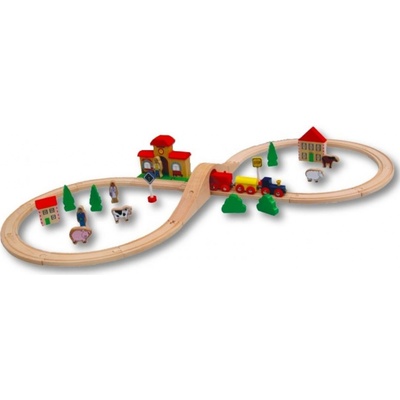 HM Studio Babu Train Vláčikodráha so 40 dielikmi
