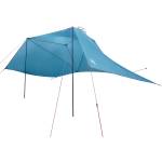 vidaXL Автомобилна палатка 350 x 250 cm Синьо Полиестер и стомана (42028552) Палатка