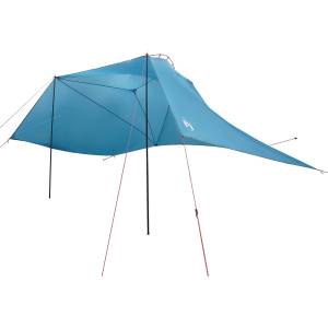 vidaXL Автомобилна палатка 350 x 250 cm Синьо Полиестер и стомана (42028552) Палатка