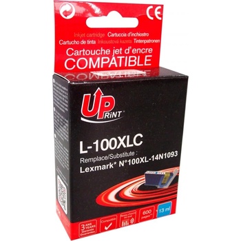 Compatible Мастилница UPRINT 14N1093, LEXMARK 100XL/Lex S305/S405/S505/S605/Pro705/Pro805, Cyan (7195)