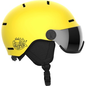 Salomon Детска ски каска Salomon Kid's Orka Visor Cat. 2 Ski helmet - Vibrant Yellow / Flash Silver - размер S 49-53 cm (418-0976-0411)