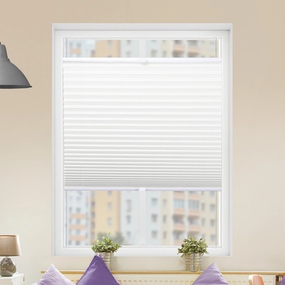 FOA Plisé roleta, s profilom Classic, Jasne biela, PJ 1001 40 x 150 cm