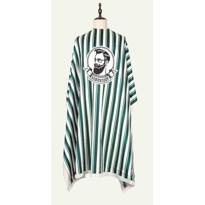 Bifull pánská pláštěnka na stříhání 143 x 155 cm zelená pruhovaná