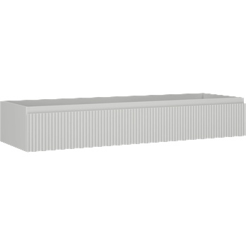 Mexen Rivel шкаф за баня под мивка 140 см, 1 чекмедже, рифлован, сив мат (91A20-14023-1-BF62)