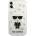 KARL LAGERFELD Гръб Karl Lagerfeld Ikonik Flower Case за iPhone 11 - Прозрачен