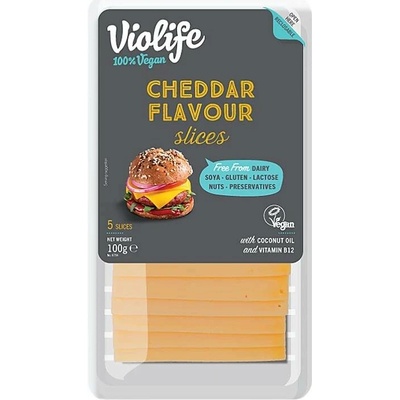 VIOLIFE Sýr rostlinný čedar plátky 100 g