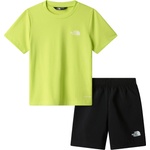 The North Face Детска спортна тениска The North Face Kid's 24/7 Set Sport shirt - Fizz Lime / Black - размер 3 Years (704-5979-0212)
