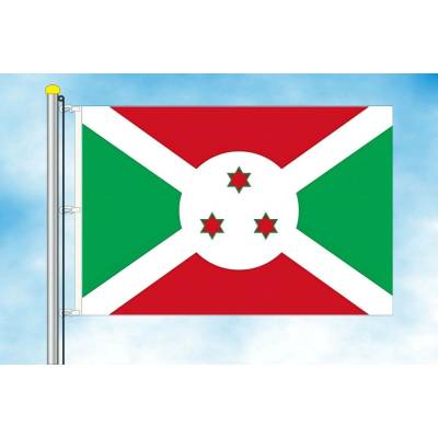 LIBEA, s.r.o. Vlajka Burundi Rozměr: 30×45 cm, Uchycení: Karabiny na stožár