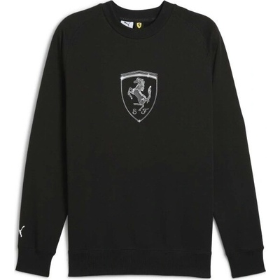 Puma FERRARI RACE BIG SHIELD CREW mikina černá