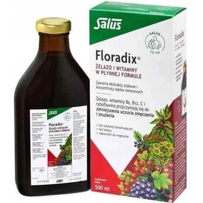 Floradix železo a vitamíny tekutý 500 ml