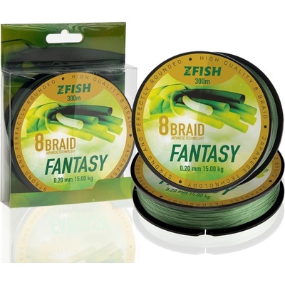 Zfish Šnůra Fantasy 8-Braid 300m 0,20mm