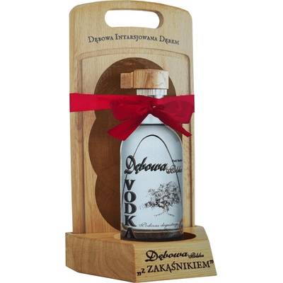 Debowa S Drevenou Doskou 40% 0,7 l (čistá fľaša)