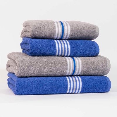 Lindart ručník Dobby set 2ks 50 x 100 cm + 2ks 70 x 140 cm 450g